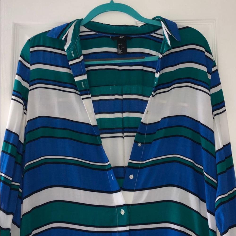 H&M Oversized Shirt Dress, US 4/EUR 34